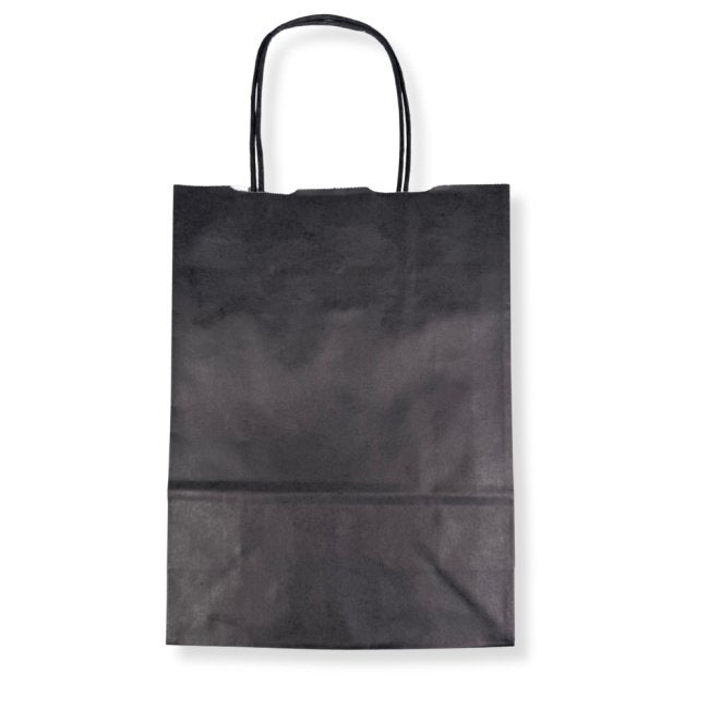Black Paper Bag, Twist Handle, 32x12x41cm