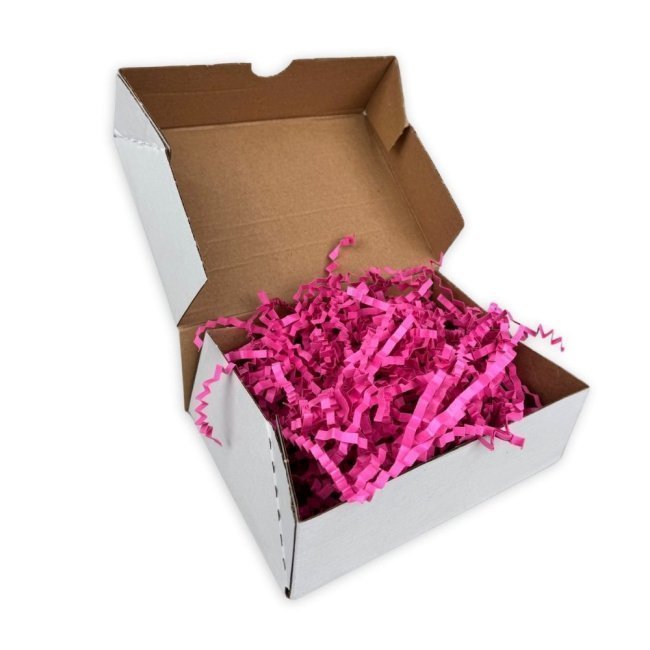 Zigzag Cut Pink Packaging Shredded Paper – 1 kg
