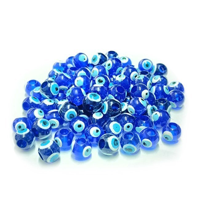 Plastic Eye Beads, Ø15 mm Diameter, 6 mm Hole, 1 kg, 800 Pieces