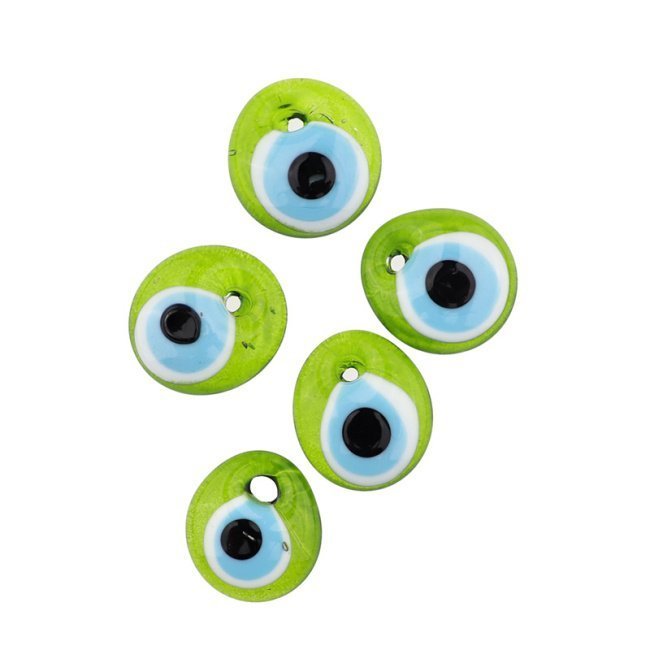 Green Glass Bead No. 0