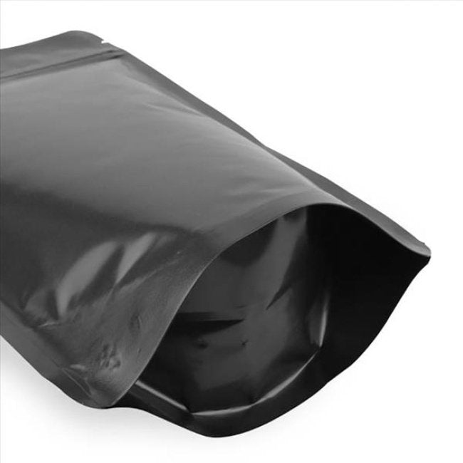 Doypack Siyah Gıda Torbası 16x27x8cm 500gr 100 adet