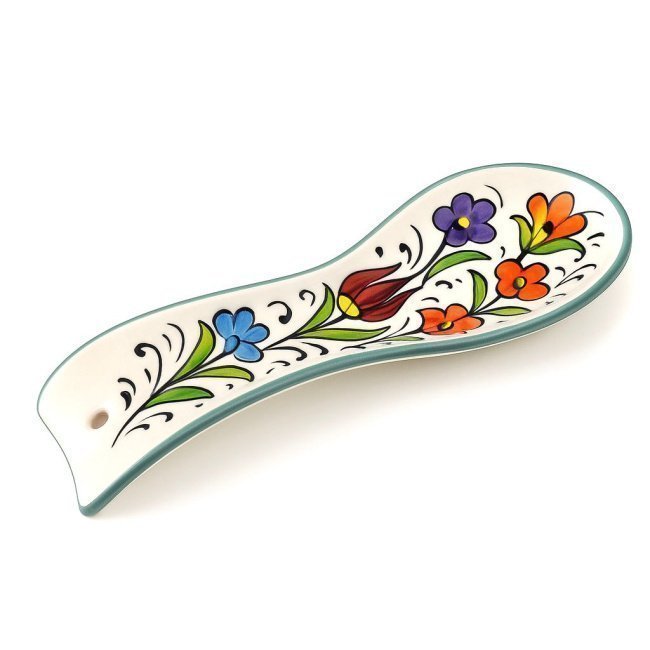 Ceramic Spoon Stand Millennium 8.5x24cm