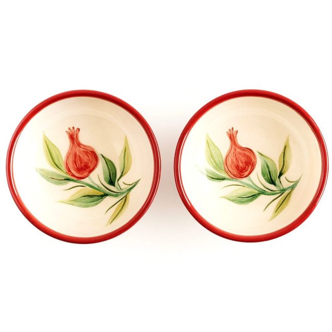 Ceramic Bowl, Pomegranate Shaped, 12x12x5cm