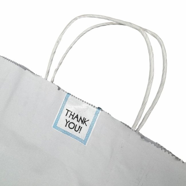 Hediye Etiketi TEŞEKKÜR EDERİM 4x8cm Kare 100 Adet