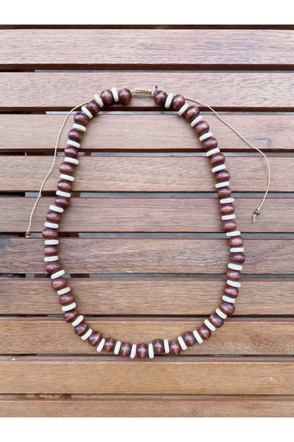 Naturel Bambu Uzun Kolye
