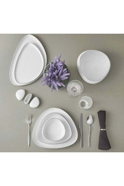 Red Carpet Collection Streamline Tribe Platin 22,5 cm pasta Servis Tabağı