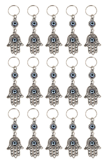 Hamsa Nazar Boncuklu Anahtarlık