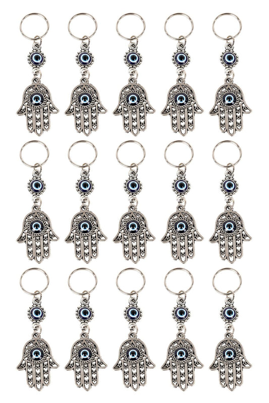 Hamsa Nazar Boncuklu Anahtarlık