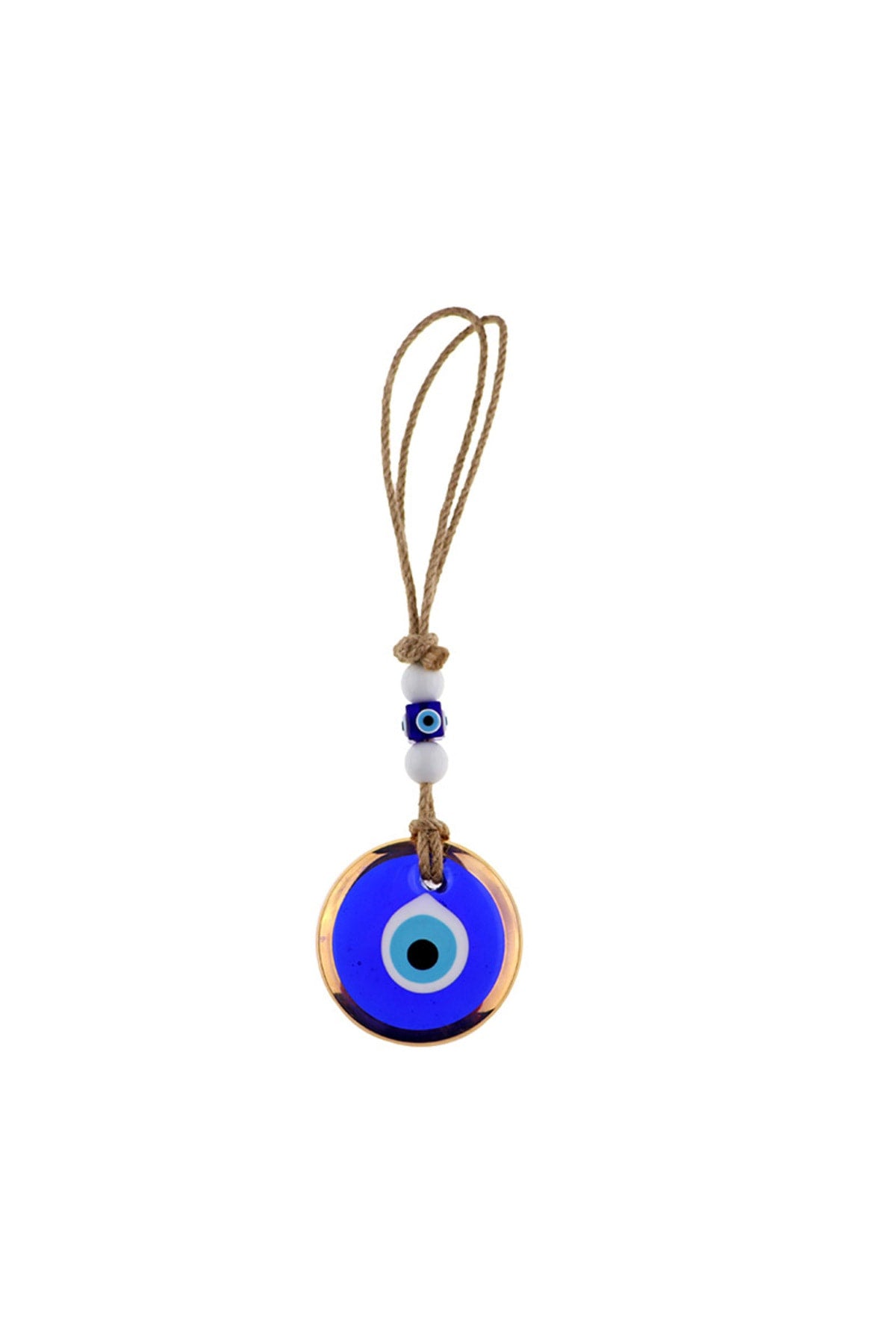 Gilded Evil Eye Bead Wall and Tree Ornament