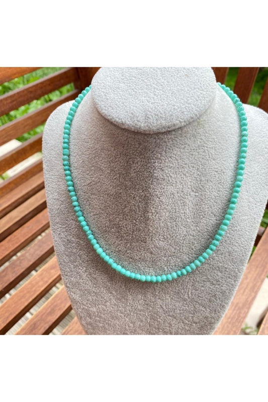 Κολιέ με μπλε χάντρες