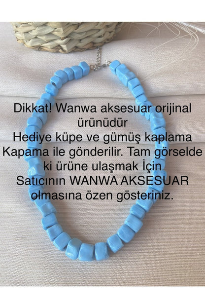 Gerçek Cam Bodrum Kolye