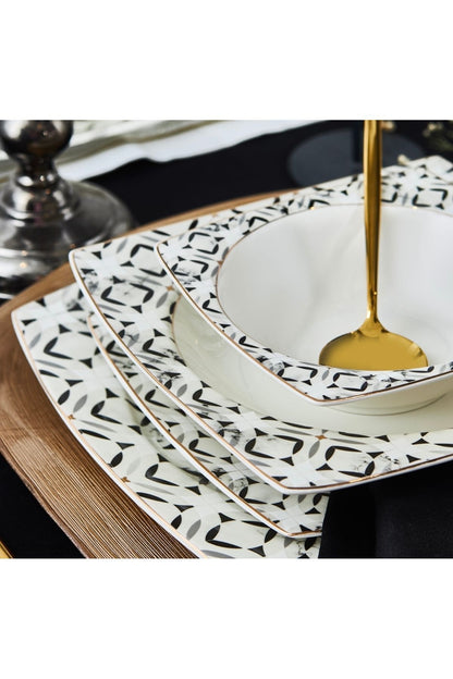 New Bone Dulcie Pasta Tabağı 6 Adet