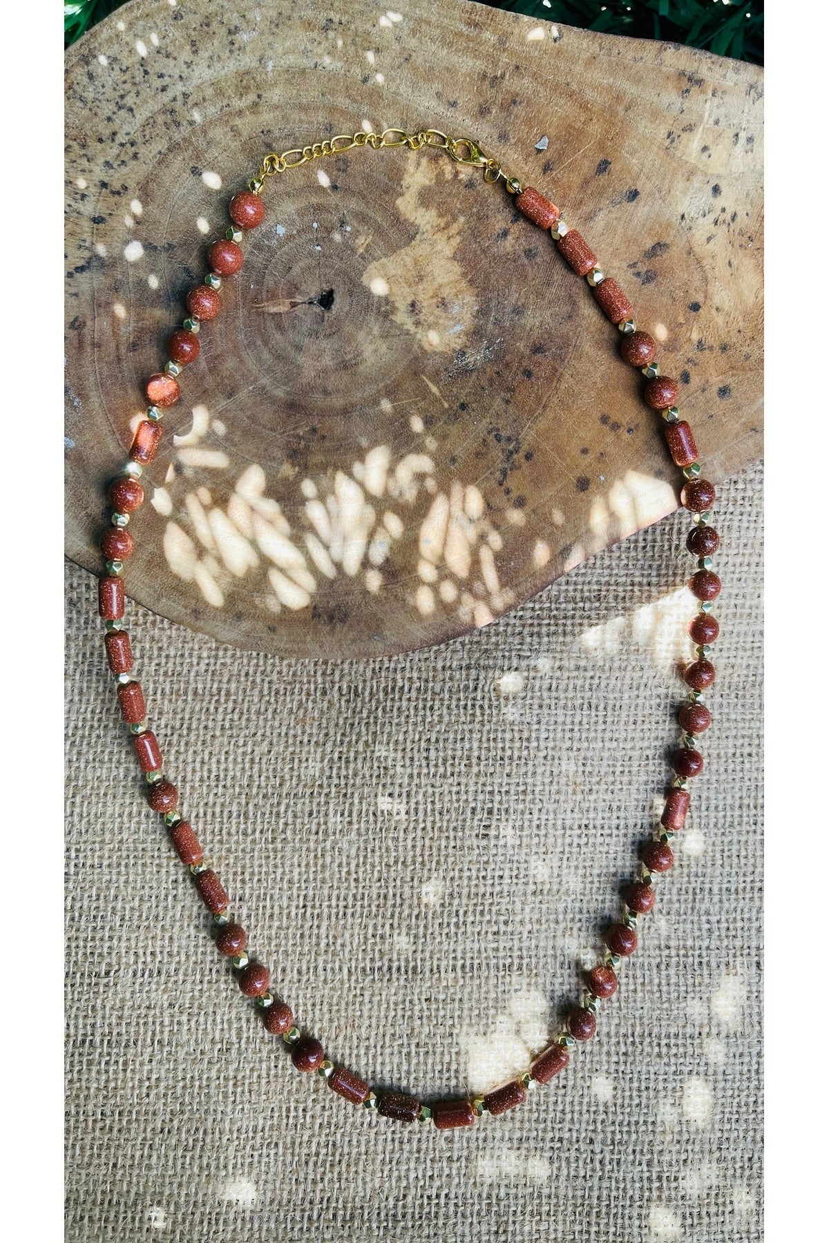 Long star necklace