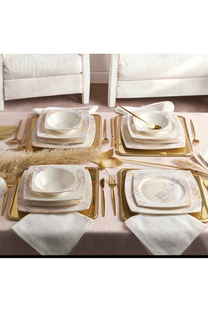 New Bone Flynn Pasta Tabağı 6 Adet