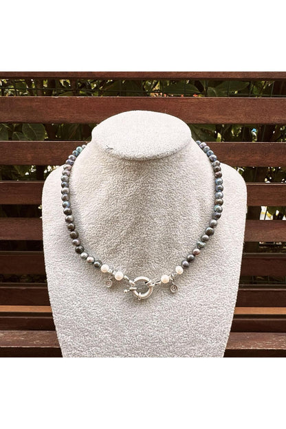 Black Pearl Necklace