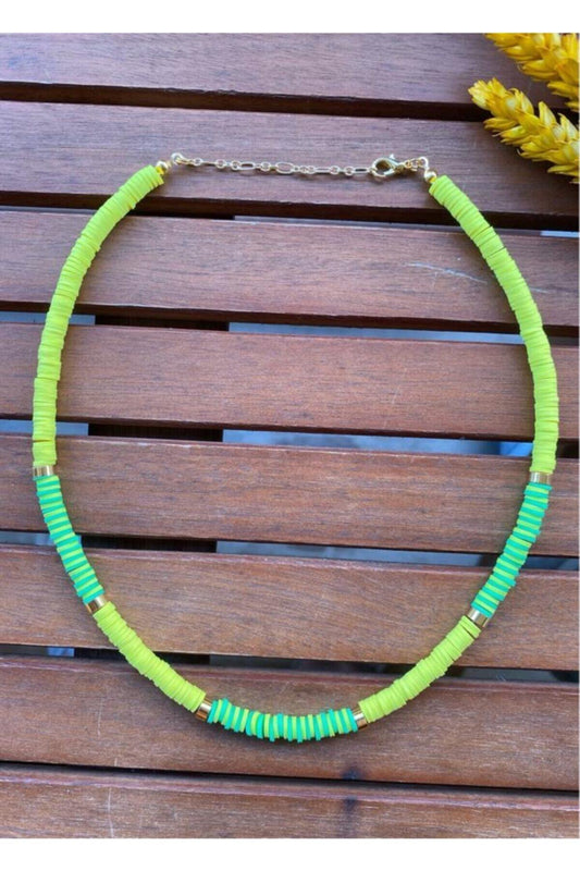 Fimo Sarı Kolye