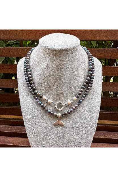 Black Pearl Necklace