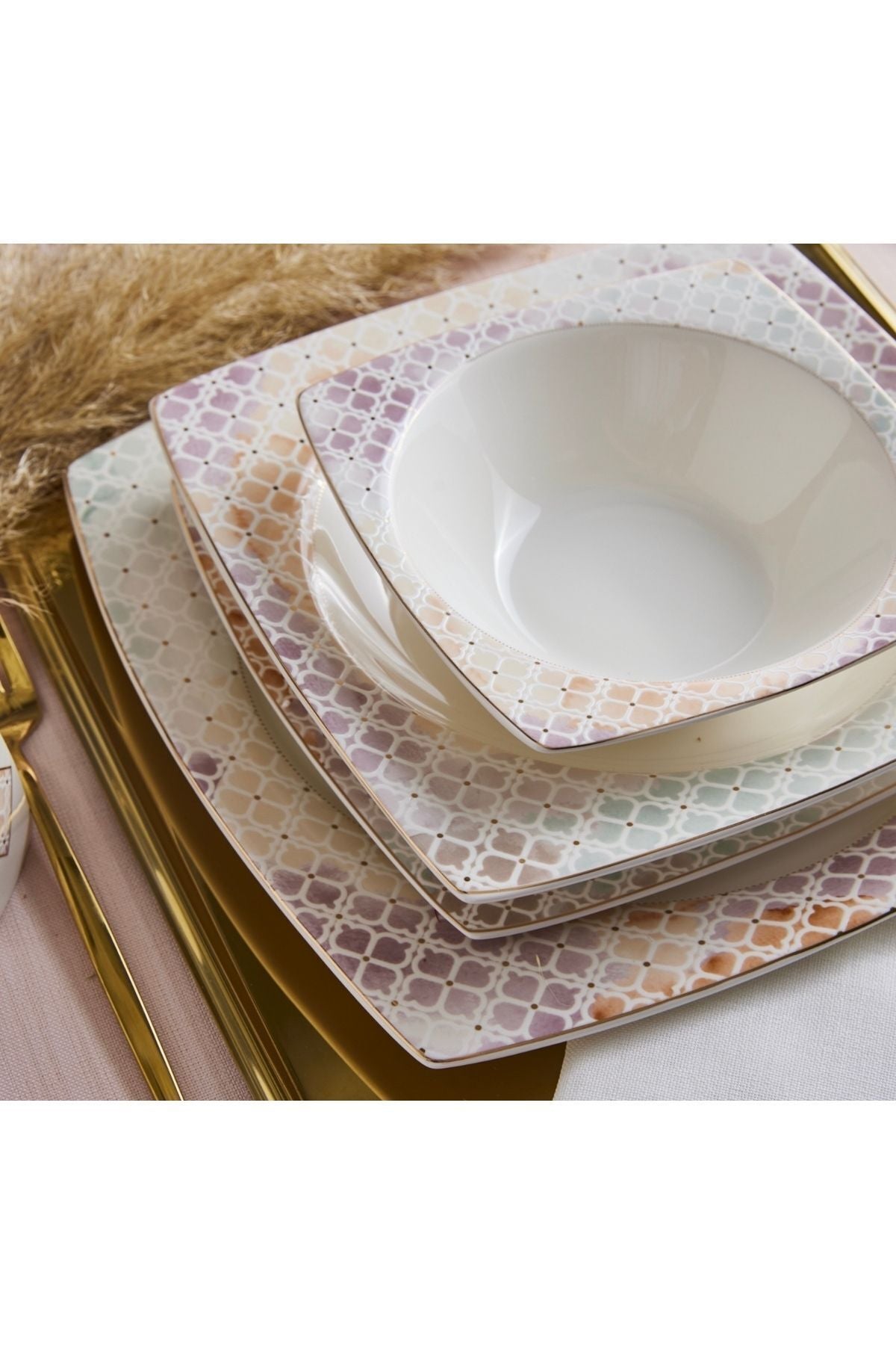New Bone Flynn Pasta Tabağı 6 Adet