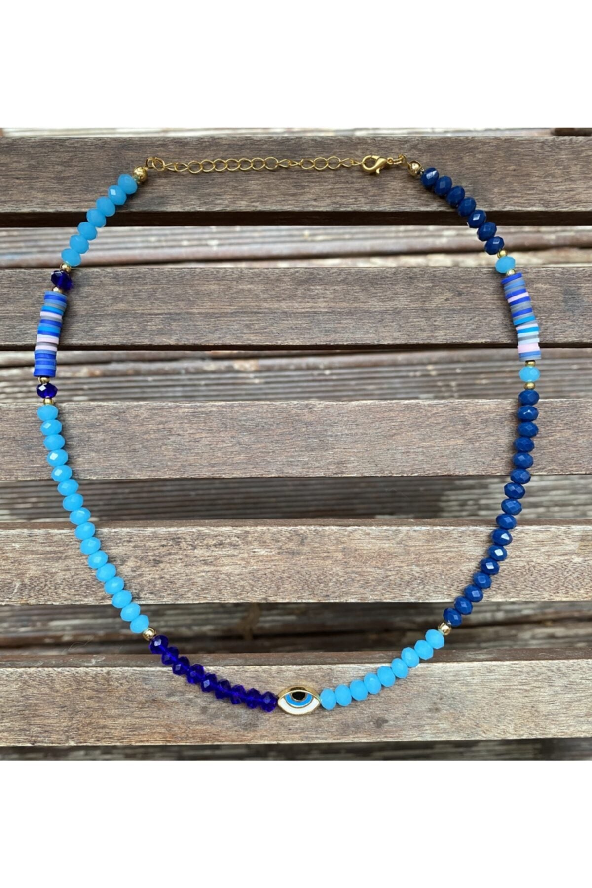 Kristal Fimo Kolye