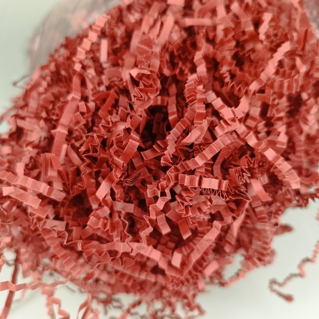 Συσκευασία σε μπορντό χρώμα με ζιγκ-ζαγκ κομμένο χαρτί – 1 κιλό