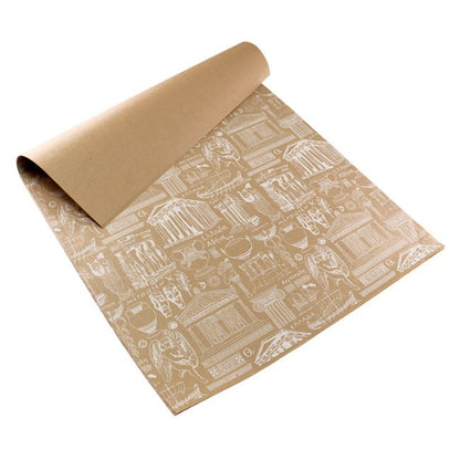 Yunanistan Kraft Kağıdı 45 gr Kahverengi 50x70 cm 1 kg (60 adet)