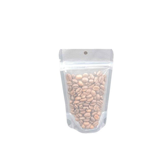 Şeffaf Doypack Ambalaj, Fermuarlı Kilitli, 8.5x5x14cm, 50gr, 100 Adet