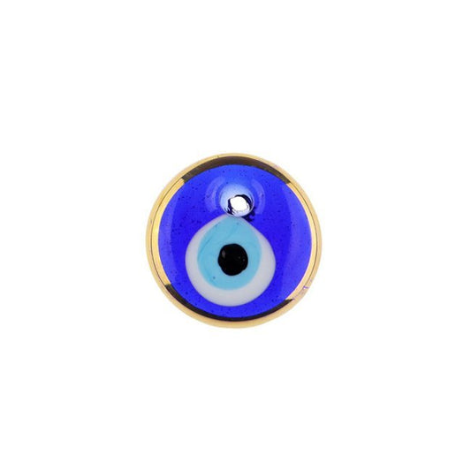 Glass Bead Blue-Gold No:0