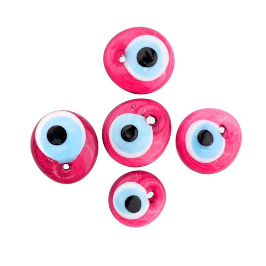 Pink Glass Eye Bead No. 0