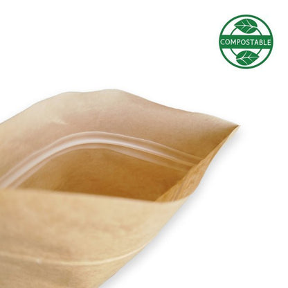 Biyolojik Olarak Parçalanabilir Gıda Poşeti Doypack 13×22,5x8cm 100 adet