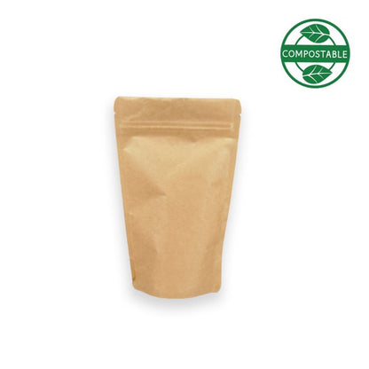 Biyolojik Olarak Parçalanabilir Gıda Poşeti Doypack 13×22,5x8cm 100 adet
