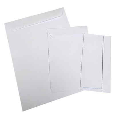 Kendinden Yapışkanlı Zarf 17x25cm A5 Beyaz 90 GSM
