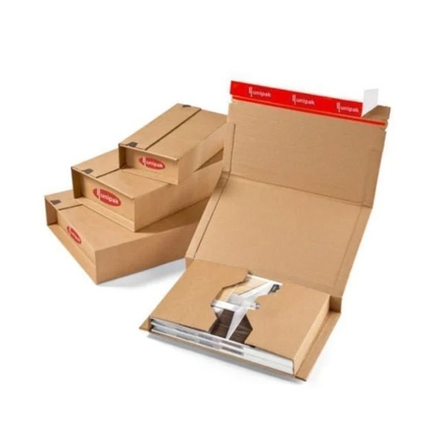 Yapışkanlı Bantlı Kraft Kitap Gönderi Kutusu 43x31x9cm