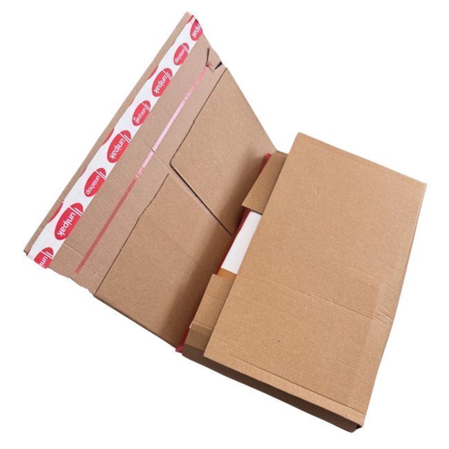 Yapışkanlı Bantlı Kraft Kargo Kutusu Kitaplar 30.5x23x9.2cm