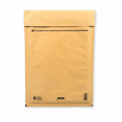 E-ticaret için baloncuklu kraft kargo zarfı, 25x35cm, No7