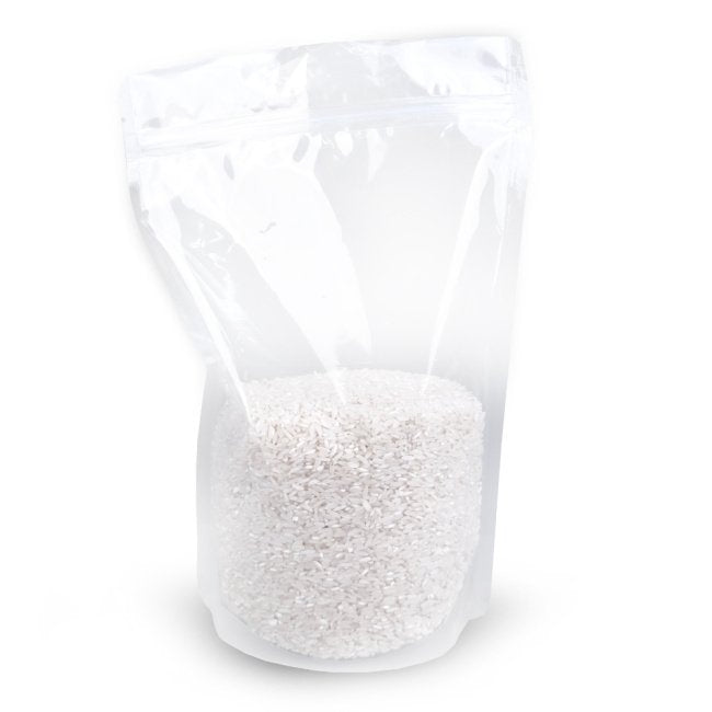 Doypack Şeffaf Fermuarlı Gıda Torbası 20x10x30cm 1000gr 100 adet