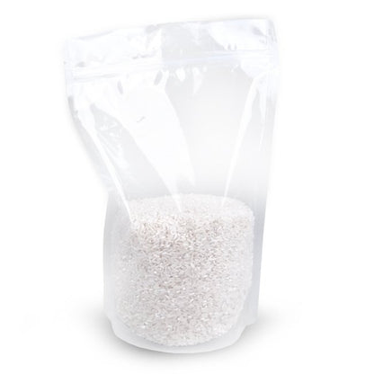 Doypack Şeffaf Fermuarlı Gıda Torbası 20x10x30cm 1000gr 100 adet