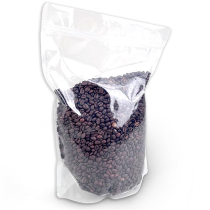 Şeffaf Doypack Gıda Torbası, Fermuarlı, 25x12x34cm, 1500gr, 100 Adet