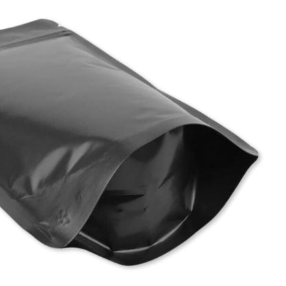 Doypack Food Bags, Black, 20x30x10cm, 1000g, 100 pieces