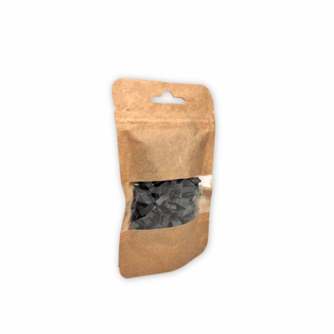 Windowed Doypack Food Bag 9x14x6cm 50gr 100 pieces