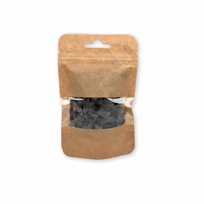Windowed Doypack Food Bag 9x14x6cm 50gr 100 pieces