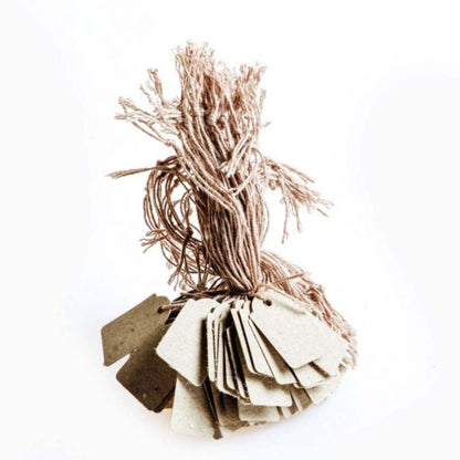 Οικολογικές Ετικέτες Kraft 28x43mm 300 Ετικέτες/Συσκευασία