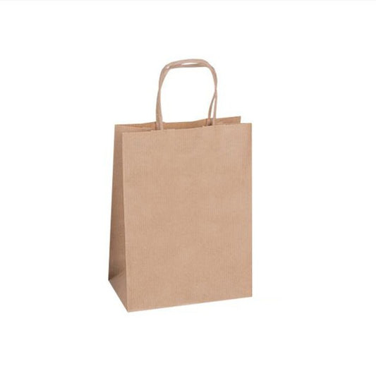 Büküm Saplı Kağıt Torba 18x8x24cm 70GSM