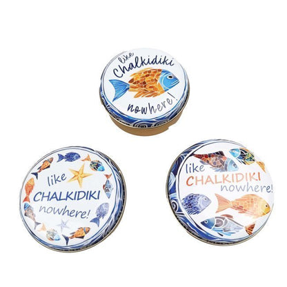 Yakamoz Metal Soap Dishes HALKIDIKI 10cm