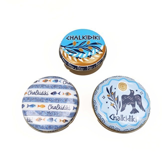 Yakamoz Metal Soap Dishes HALKIDIKI 10cm
