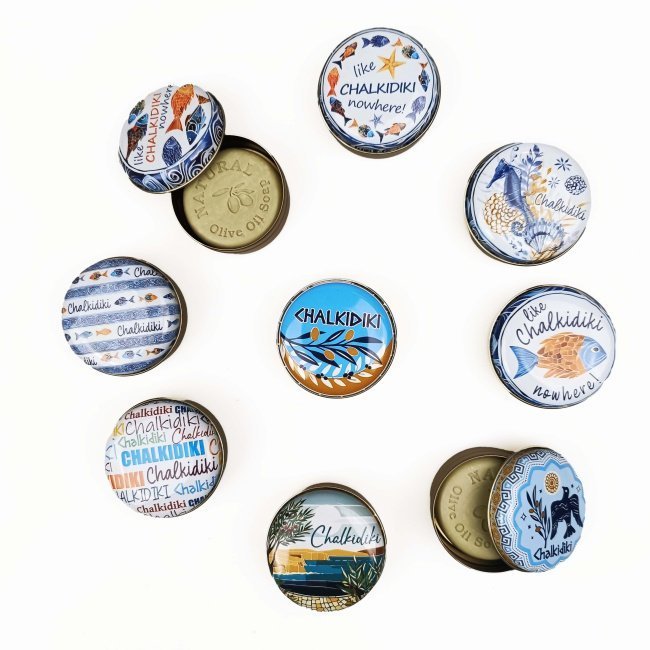 Yakamoz Metal Soap Dishes HALKIDIKI 10cm