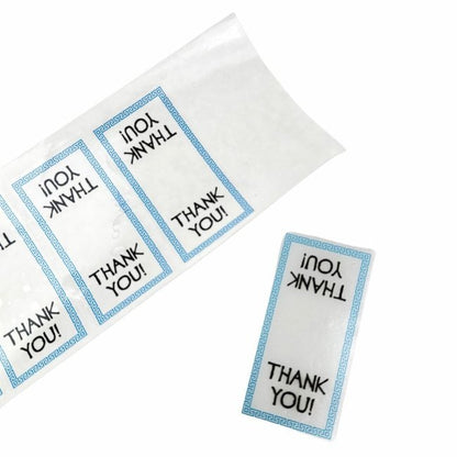 Hediye Etiketi TEŞEKKÜR EDERİM 4x8cm Kare 100 Adet