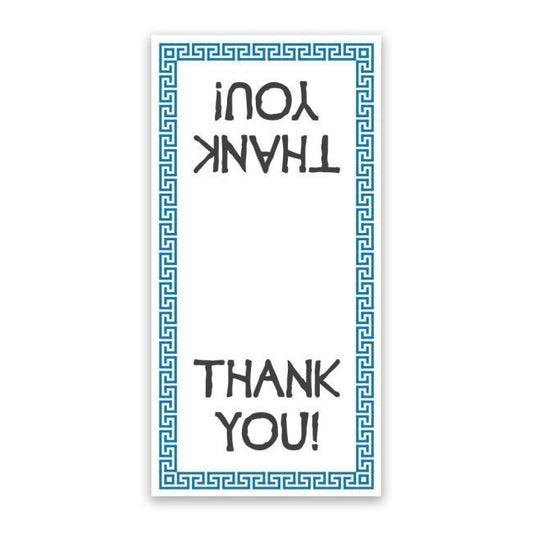 Hediye Etiketi TEŞEKKÜR EDERİM 4x8cm Kare 100 Adet