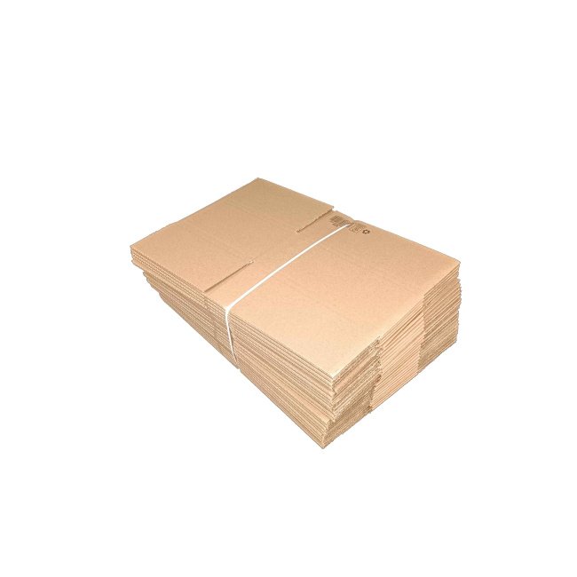 Küçük 3 yapraklı karton kutu 25x20x10 cm