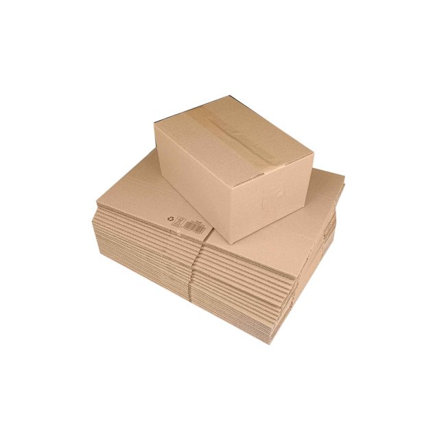 Küçük 3 yapraklı karton kutu 25,5x18x12,5 cm