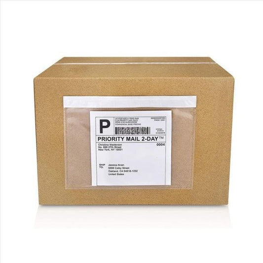 Şeffaf Kargo Gönderim Kuponu Kutusu, Etiketli, 19x26cm, 250 Adet